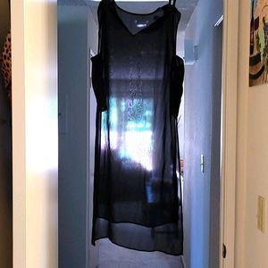 Sheer cover up or fashionable dress, shirt